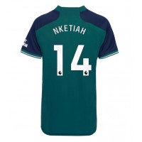 Arsenal Eddie Nketiah #14 Tretí Ženy futbalový dres 2023-24 Krátky Rukáv